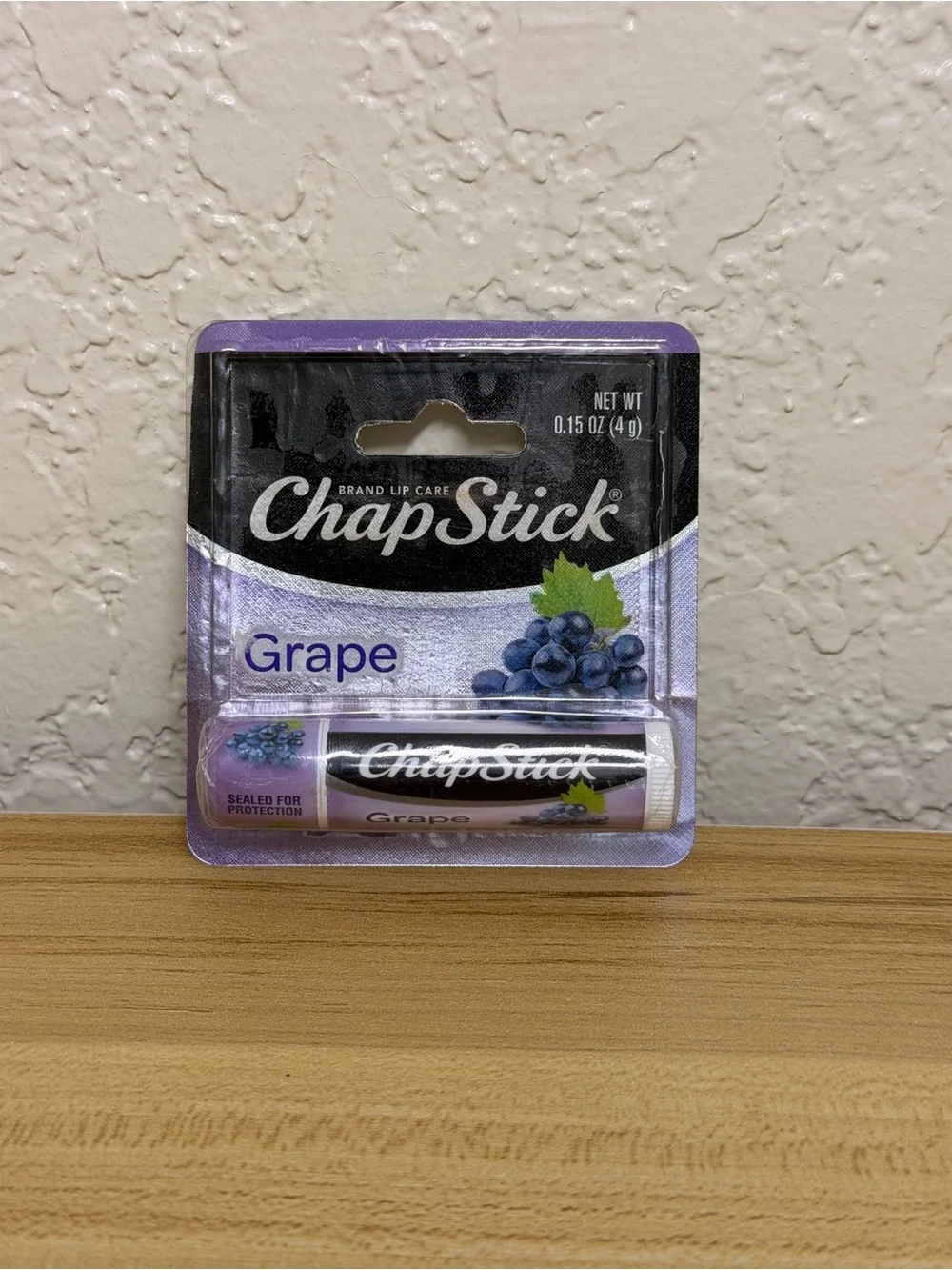 ChapStick Grape Flavor Scented Lip Balm Rare Discontinued New and Sealed